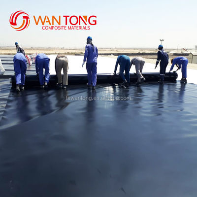 GB/ASTM GRI-GM13 Standard-HDPE-Geomembran für UV-Aquaculture Fischzucht Teich Liner
