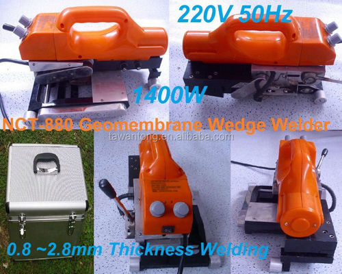 Schweißmaschine für die Verknüpfung von Geomembranen aus PVC EVA HDPE LLDPE