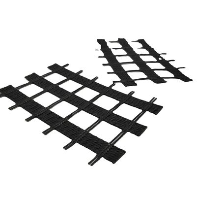 80 kn 120 kn Zugleistung Biaxial/Uniaxial Polyester Pet Geogrid für den Straßenbau