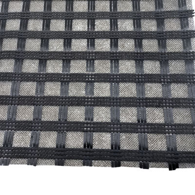 80 kn 120 kn Zugleistung Biaxial/Uniaxial Polyester Pet Geogrid für den Straßenbau