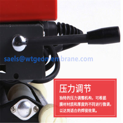 Portable Ultraschall-Schweißer 1mm HDPE Geomembran Schweißmaschine heißes Keil Kunststoffmaterial