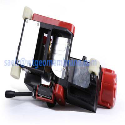 Portable Ultraschall-Schweißer 1mm HDPE Geomembran Schweißmaschine heißes Keil Kunststoffmaterial