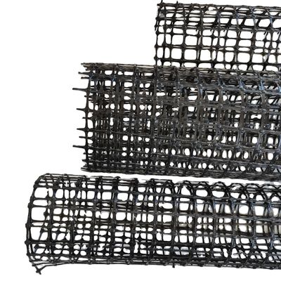 Hohe Zugfestigkeit 50-50kn PP Biaxial Geogrid für chinesische Straßenverstärkung
