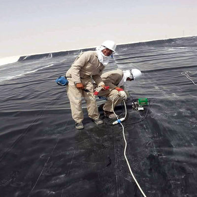 HDPE LDPE LLDPE PVC Geomembran Liner Teich für Fisch Shrimp Tank In Indonesien