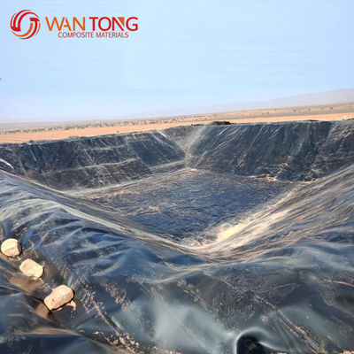 HDPE LDPE LLDPE PVC Geomembran Liner Teich für Fisch Shrimp Tank In Indonesien