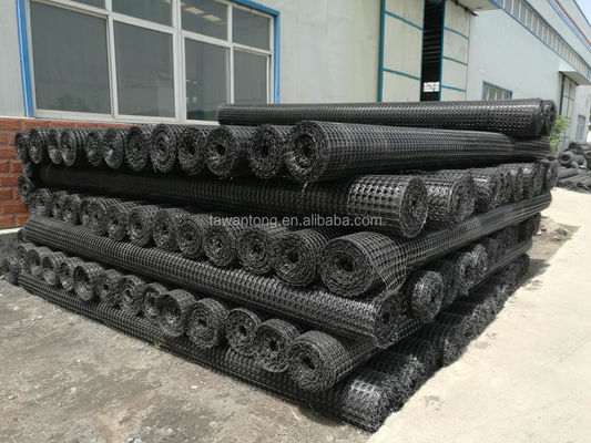 Straßenverstärkung Biaxial Plastic Geogrid 40-40kn für Straßennetze im Bauwesen