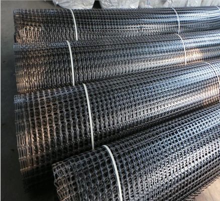 PP-Biaxial-Plastik-Geogrid für den Straßenbau und die Verstärkung von Bergwerksstraßen