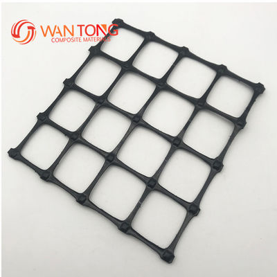 Straßenverstärkung Geotextil aus Geweben für Haustiere Verbundstoff aus PP-Kunststoff 25kn Biaxial Geogrid