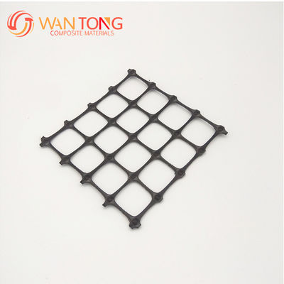 Straßenverstärkung Geotextil aus Geweben für Haustiere Verbundstoff aus PP-Kunststoff 25kn Biaxial Geogrid