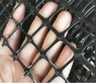 25.4*25,4 mm Maschengröße Hochfeste Biaksial PP Kunststoff Geogrid zur Bodenverstärkung
