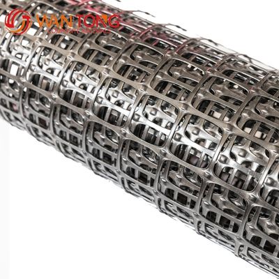 Zugfestigkeit 40/40kn Polypropylen-Plastik-Geogrid Biaxial PP-Geogrid zur Vor-Ort-Inspektion