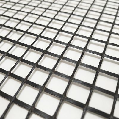 Straßenbeckenverfestigung Biaxial Polyester 80-80 PET Geogrid zur Straßenbeckenstabilisierung