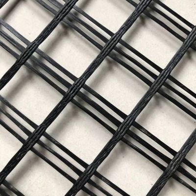 Straßenbeckenverfestigung Biaxial Polyester 80-80 PET Geogrid zur Straßenbeckenstabilisierung