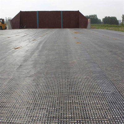 Verstärkung des Straßenbodens 60kn Glasfaser Biaxial Geogrid mit ISO-Standardzertifizierung