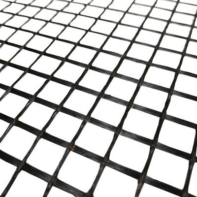 80-80 PET-Geogrid für die Verfestigung des Straßenabbaus und Ausbildung vor Ort