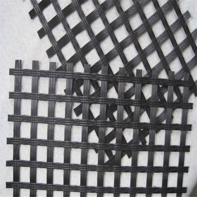 80-80 PET-Geogrid für die Verfestigung des Straßenabbaus und Ausbildung vor Ort