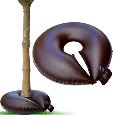 15 Gallonen langsam freigesetzter Wasserersparnis PVC Brauner Baumbewässerungsring für Pflanzen