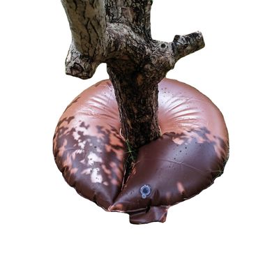 15 Gallonen langsam freigesetzter Wasserersparnis PVC Brauner Baumbewässerungsring für Pflanzen