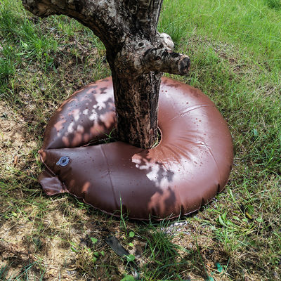 15 Gallonen langsam freigesetzter Wasserersparnis PVC Brauner Baumbewässerungsring für Pflanzen