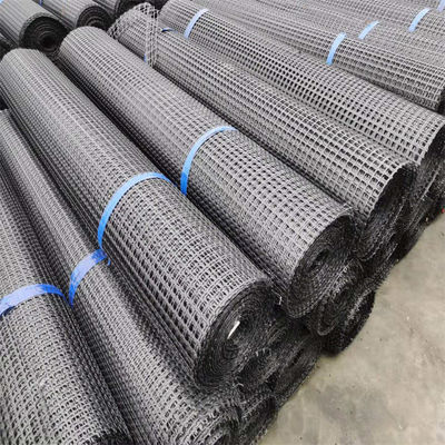 1-6 m Breite Biaksial PP Polypropylen Geogrid Verbundgewebe Geotextil für den Straßenabbau