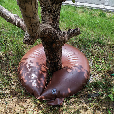 ISO-zertifizierter langsam freigesetzter 15 Gallonen PVC-Baumbewässerungsring mit Tropfbewässerungs-Emittern