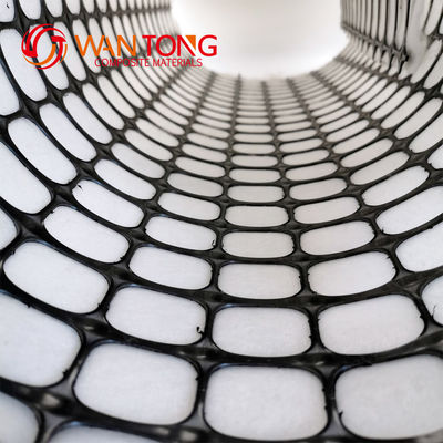 Geogrid aus Kunststoff mit hoher Zugfestigkeit für die Straßenverstärkung 50-100 m Länge