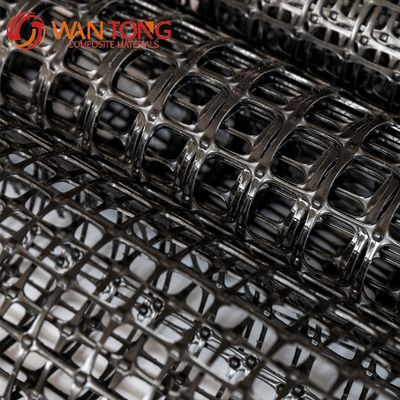 Subgrade Stabilisierung mit PP Biaxial Geogrid in Mesh Größe 35mm*35mm und 60mm*60mm