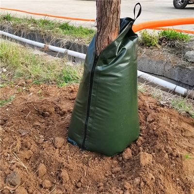 Sonstige Bewässerung 3 Packungen PE Baumbewässerungstüten 75L UV-Grüne Tüten