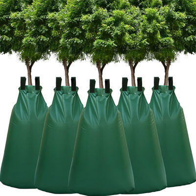 Grüner 20 Gallonen Outdoor Baum Bewässerungstasche Automatische langsame Freisetzung Bewässerungssystem Wasser sparen