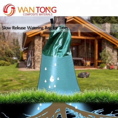 20 Gallonen langsam freigesetzter Baumbewässerungsbeutel aus langlebigem PVC-Material mit Reißverschluss